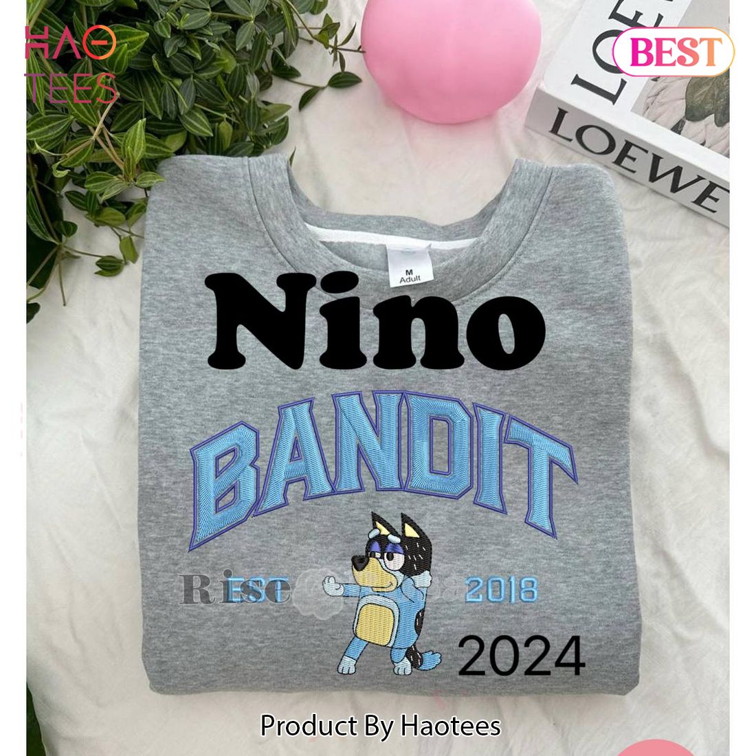 Custom Chilli Nina and Bandit Nino Embroidered Shirt Custom Chilli Nina and Bandit Nino Embroidered Shirt