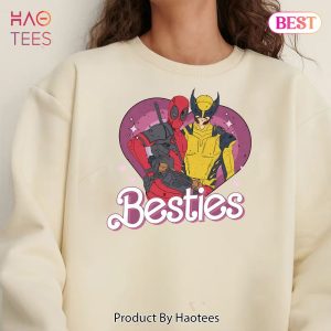 Cute Deadpool And Wolverine Sweatshirt Disney Marvel Shirt Vintage Meme Tee