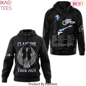 Eric Clapton Tour 2024 Signature Design Hoodie