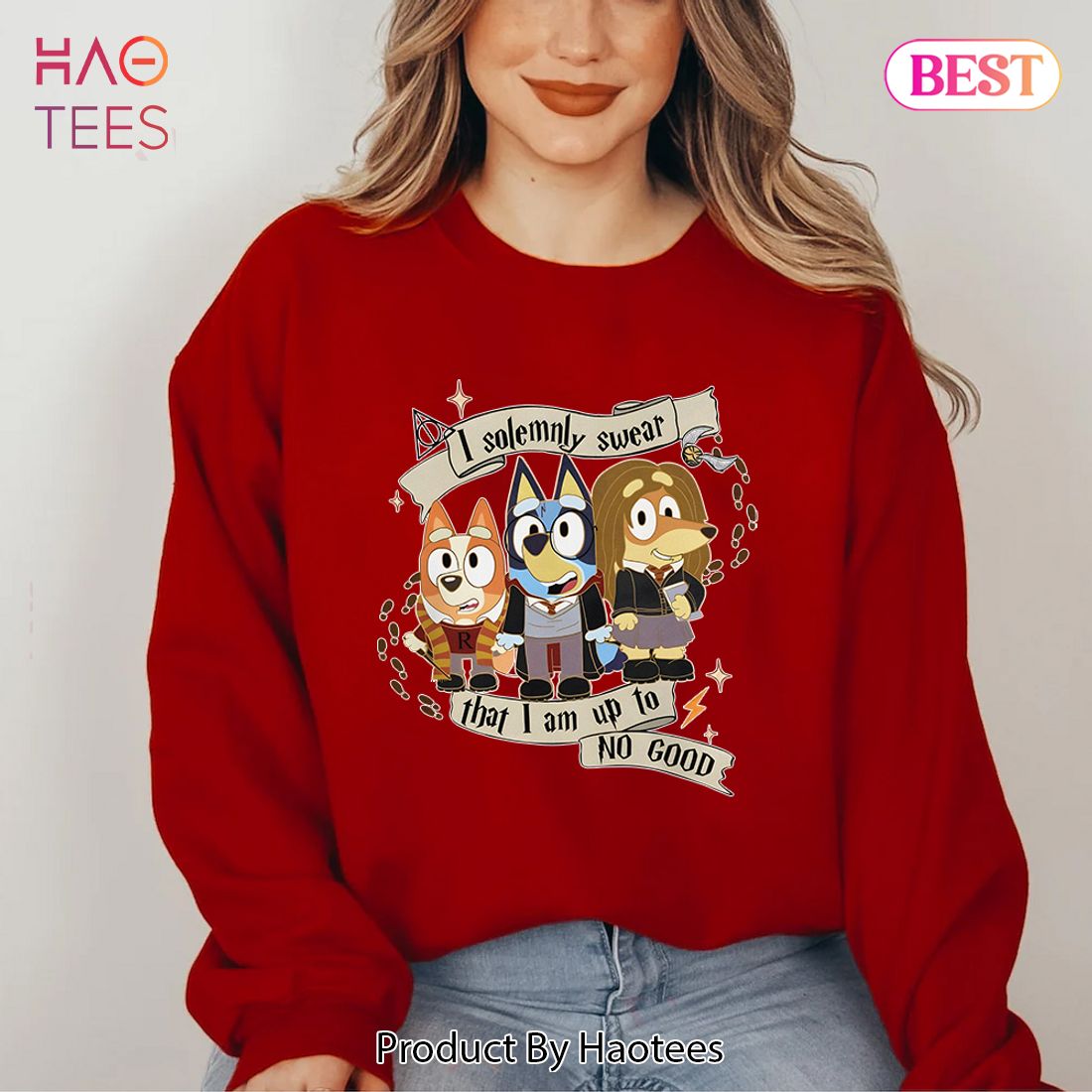 Harry. Potter - HP Cute Bluey Characters Sweatshirt Hoodie Shirt Harry. Potter - HP Cute Bluey Characters Sweatshirt Hoodie Shirt