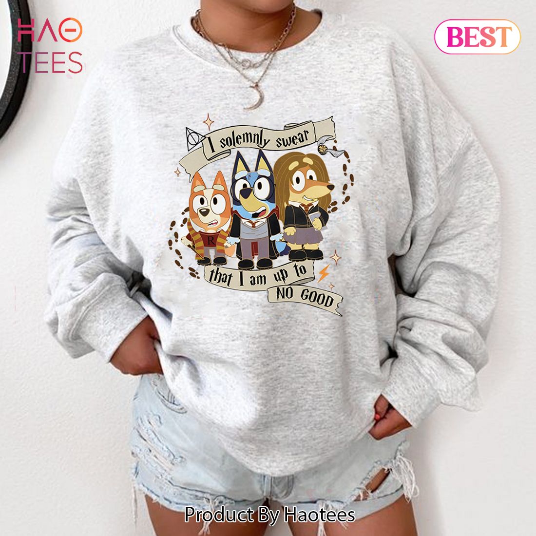 Harry. Potter - HP Cute Bluey Characters Sweatshirt Hoodie Shirt Harry. Potter - HP Cute Bluey Characters Sweatshirt Hoodie Shirt
