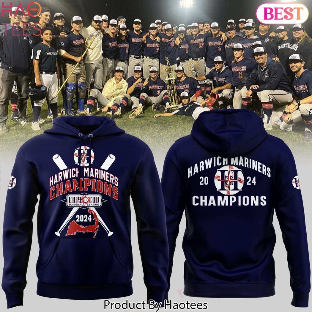Harwich Mariners 2024 CCBL Champions Hoodie Harwich Mariners 2024 CCBL Champions Hoodie