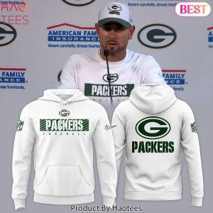 Head Coach Matt LaFleur Green Bay Packers Hoodie – White