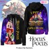 Hocus Pocus I Put A Spell On You Design Zip Hoodie