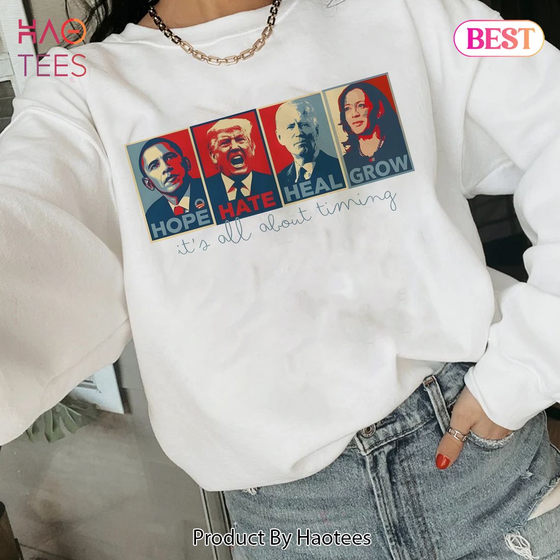 Hope Hate Heal Grow Sweatshirt, Tshirt, Hoodie - 9D01 Hope Hate Heal Grow Sweatshirt, Tshirt, Hoodie - 9D01
