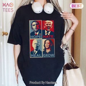 Hope Hate Heal Grow Sweatshirt, Tshirt, Hoodie