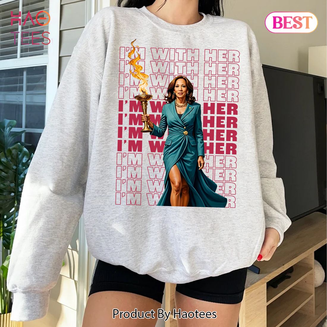 I'm With Her Sweatshirt, Tshirt, Hoodie I'm With Her Sweatshirt, Tshirt, Hoodie