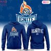 Indy Ignite Pro Volleyball 2024 Special Design Hoodie – White
