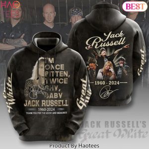 Jack Russell 1960-2024 Signature Thank You For The Memories Hoodie