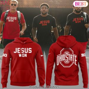 Jesus Won Ohio State Football Design Hoodie