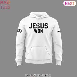 Jesus Won Ohio State Football Design Hoodie – White