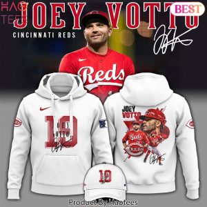 Joey Votto Thanks For The Memories Signature Hoodie – White