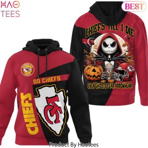 Kansas City Chiefs – Chiefs Till I Die Eveb Ghost Fear Arrowhead Hoodie