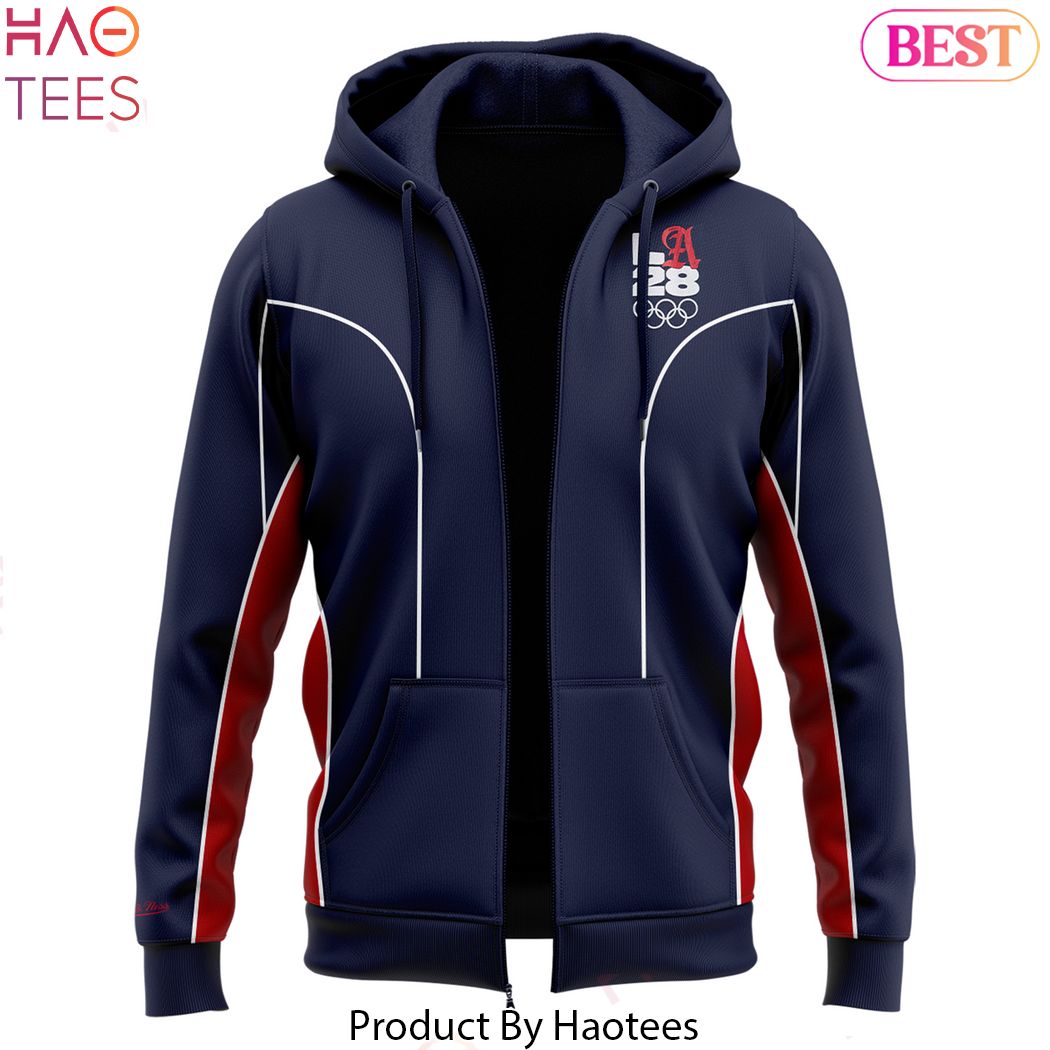 LA 28 USA Team Special Design Zip Hoodie LA 28 USA Team Special Design Zip Hoodie