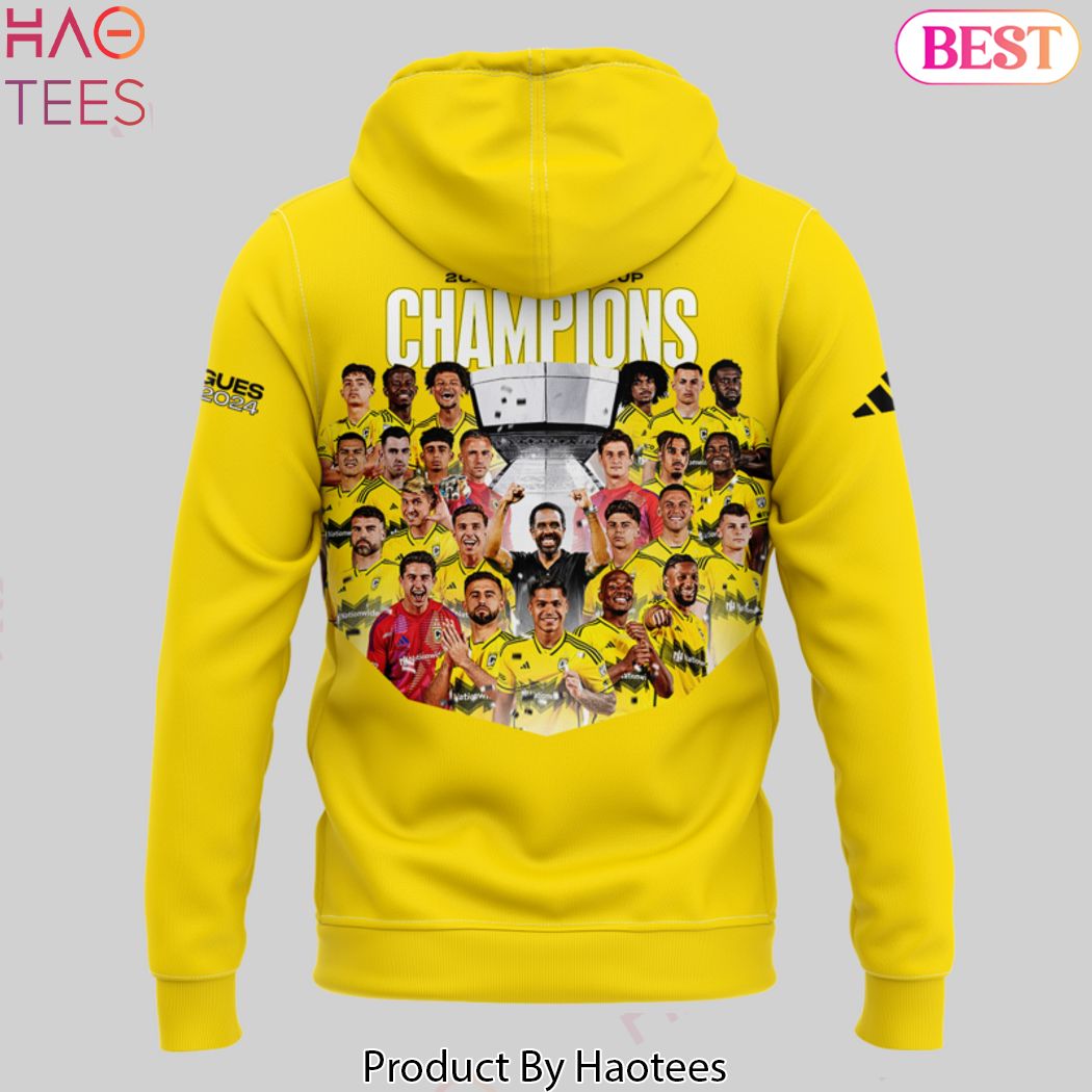 Leagues Cup Champions 2024 Columbus Crew Design Hoodie - Gold Leagues Cup Champions 2024 Columbus Crew Design Hoodie - Gold