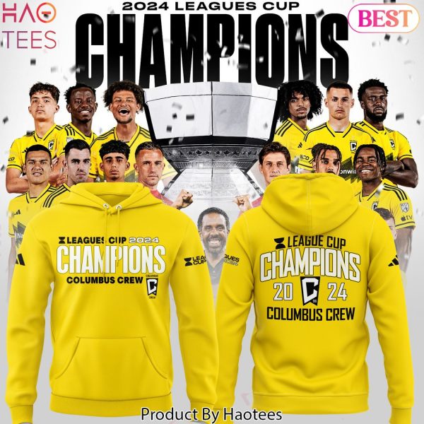 Leagues Cup Champions 2024 Columbus Crew Hoodie – Gold