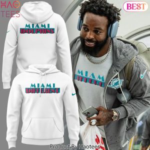 Miami Dolphins Miami Different 2024 White Hoodie