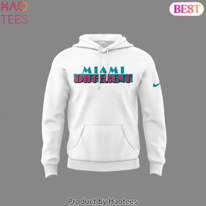 Miami Dolphins Miami Different 2024 White Hoodie