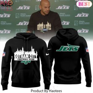 New York Jets – Gotham City Football Club Design Hoodie – Black