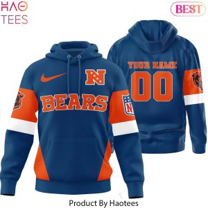 Personalized Chicago Bears Design Hoodie