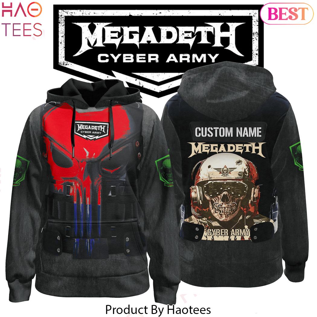 Personalized Megadeth Cyber Army Cyber Army Hoodie Personalized Megadeth Cyber Army Cyber Army Hoodie