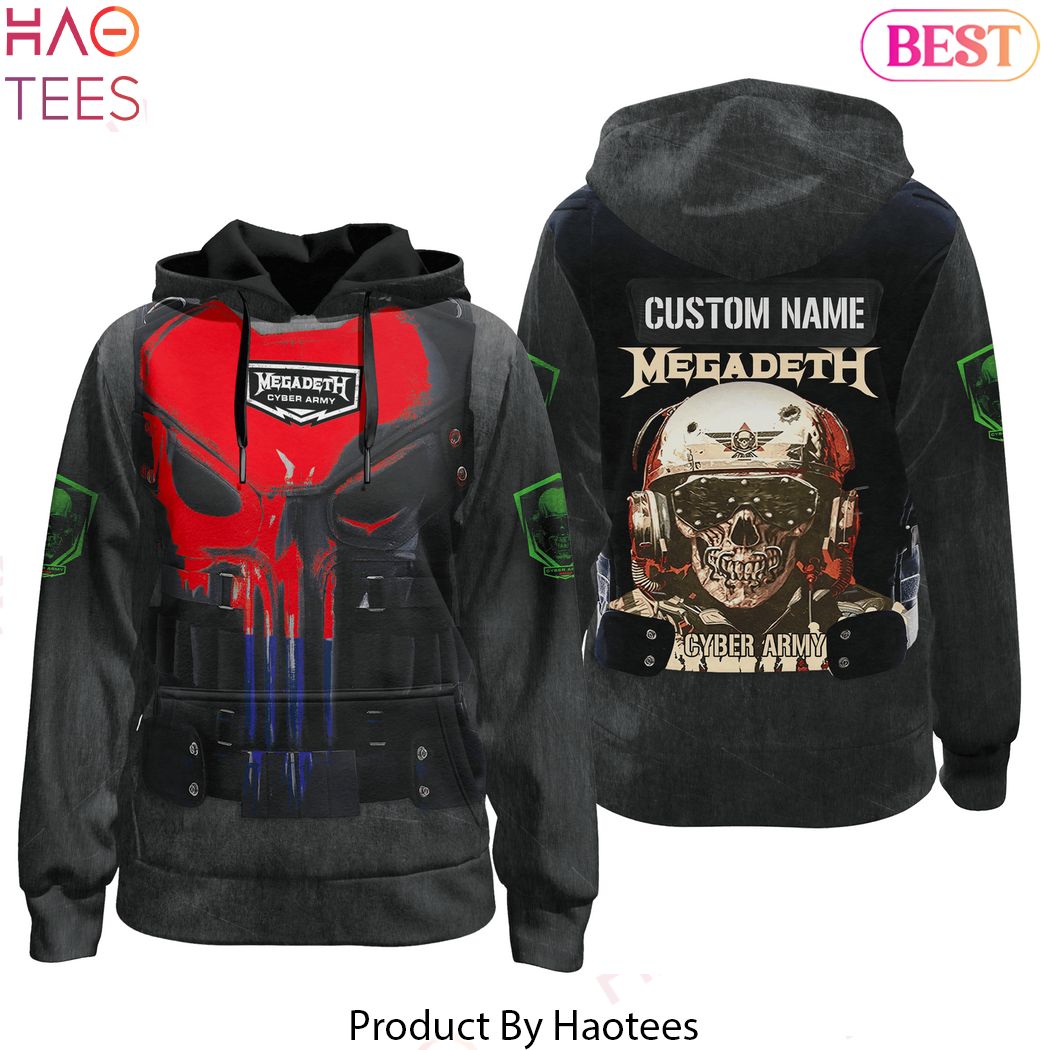 Personalized Megadeth Cyber Army Cyber Army Hoodie Personalized Megadeth Cyber Army Cyber Army Hoodie