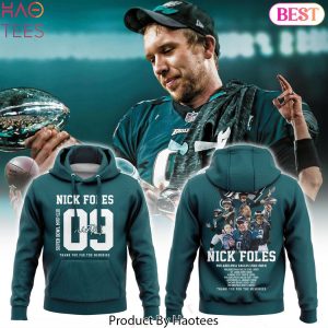 Philadelphia Eagles Thank You Nick Foles Legend Signature Hoodie