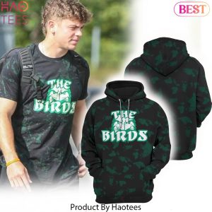 Philadelphia Eagles The Bird Design Black Hoodie