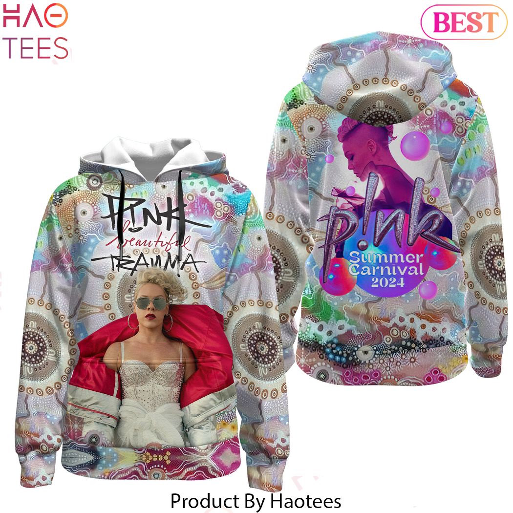 Pink Beautiful Trauma Summer Carnival 2024 Hoodie Pink Beautiful Trauma Summer Carnival 2024 Hoodie