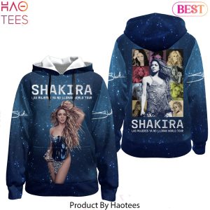 Shakira Las Mujeres Ya No Lloran Tour Signature Design Hoodie