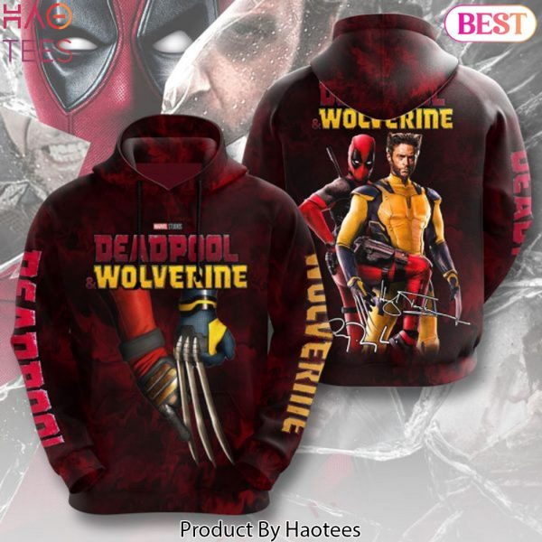 Signature Deadpool x Wolverine Design Hoodie
