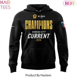 The Women Cup Champions Kansas City Current 2024 Hoodie – Black