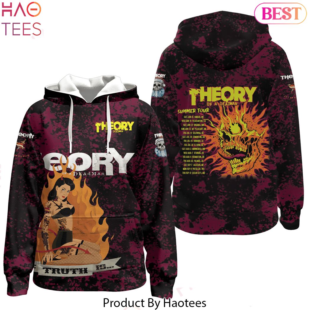 Theory Of A Deadman Summer Tour Design Hoodie Theory Of A Deadman Summer Tour Design Hoodie