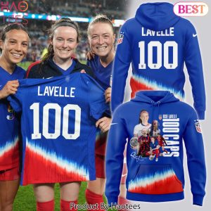 U.S. Womens National Soccer Team Rose Lavelle 100 Design Hoodie