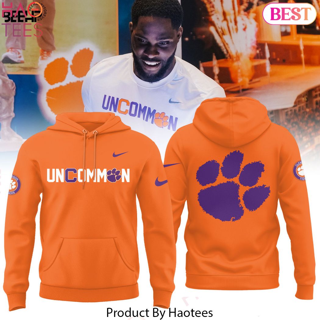 Uncommon Clemson Tigers Football Hoodie - Orange Uncommon Clemson Tigers Football Hoodie - Orange