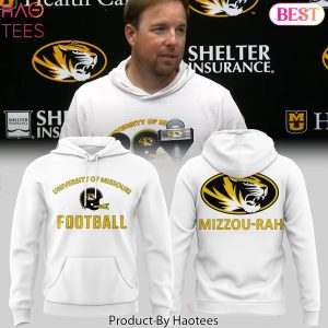 University Of Missouri Missouri Tigers Design White Hoodie