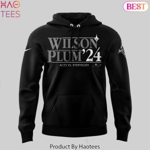 Wilson Plum 24 Las Vegas Aces Vs. Everybody Hoodie