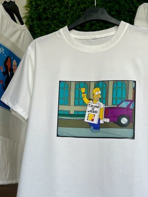 The Simpsons Trump is weird shirt