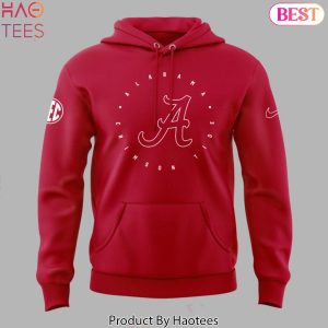 2024 Alabama Crimson Tide Football Design Hoodie – Red