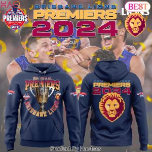 2024 Australian Football League Fremiers Brisbane Lions Design Hoodie