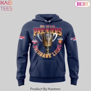 2024 Australian Football League Fremiers Brisbane Lions Design Hoodie