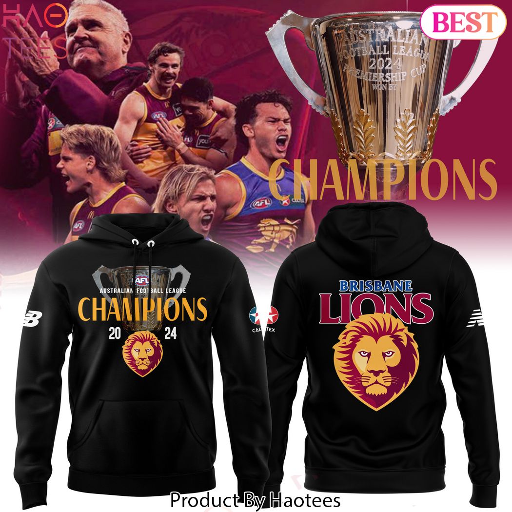 2024 Brisbane Lions AFL Champions Hoodie 2024 Brisbane Lions AFL Champions Hoodie