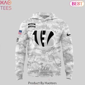 2024 Cincinnati Bengals Salute To Service Design Hoodie