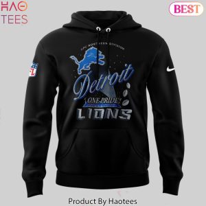 2024 Detroit Lions One Pride Design Hoodie – Black