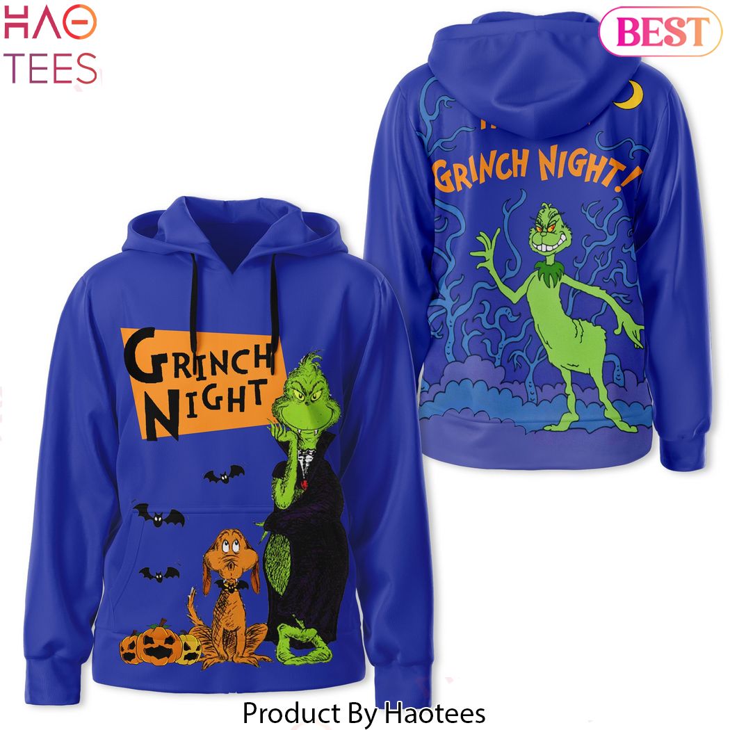 2024 Halloween Is Grinch Night Special Design Hoodie 2024 Halloween Is Grinch Night Special Design Hoodie