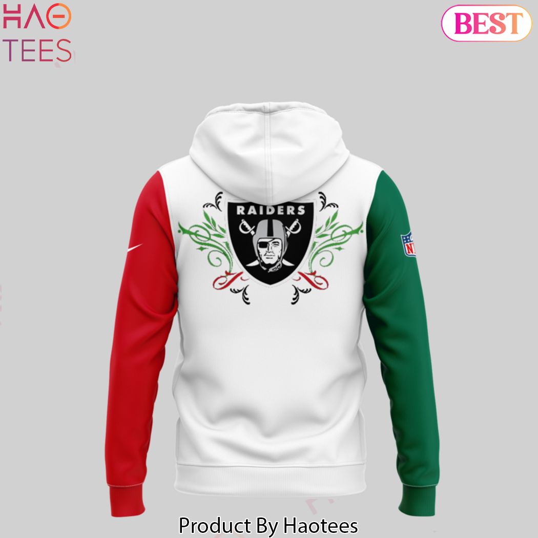2024 Las Vegas Raiders x Mexico Design Hoodie 2024 Las Vegas Raiders x Mexico Design Hoodie