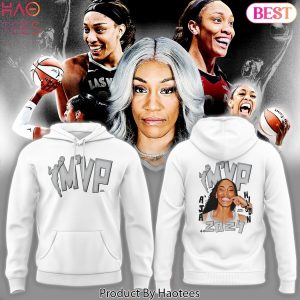 2024 MVP Aja Wilson Las Vegas Aces Hoodie – White