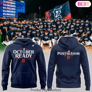 2024 October Ready Detroit Tigers Postseason Locker Room Hoodie 2024 October Ready Detroit Tigers Postseason Locker Room Hoodie