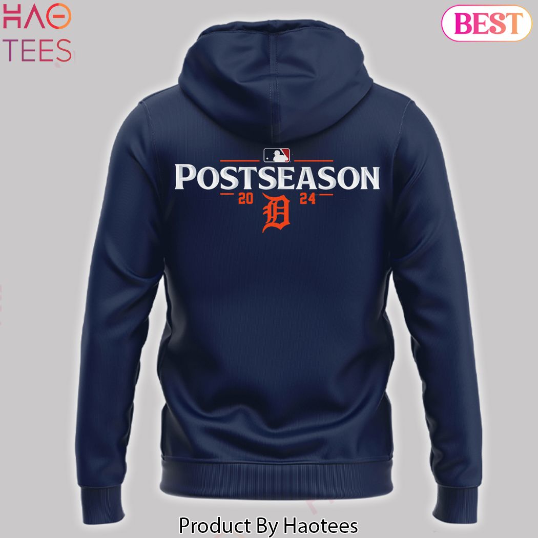 2024 October Ready Detroit Tigers Postseason Locker Room Hoodie 2024 October Ready Detroit Tigers Postseason Locker Room Hoodie