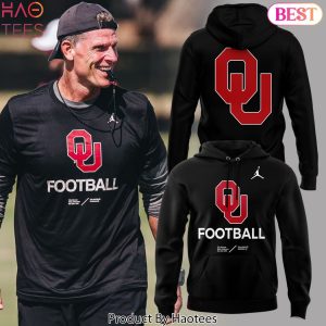 2024 Oklahoma Sooners Football Black Design Hoodie
